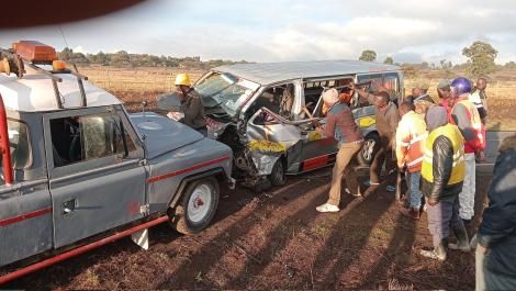 Several Feared Dead in Police Van Head-On Collision With Matatu